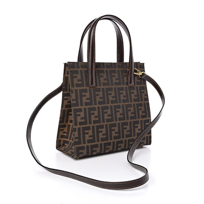 Fendi Zucca Pocket Tote Tobacco 3 of 11