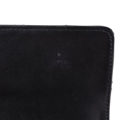 Chanel Patent CC Large Gusset Flap Wallet Black 14 of 15