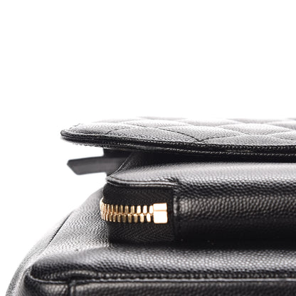 Chanel Caviar Quilted Large Business Affinity Flap Black 8 of 10