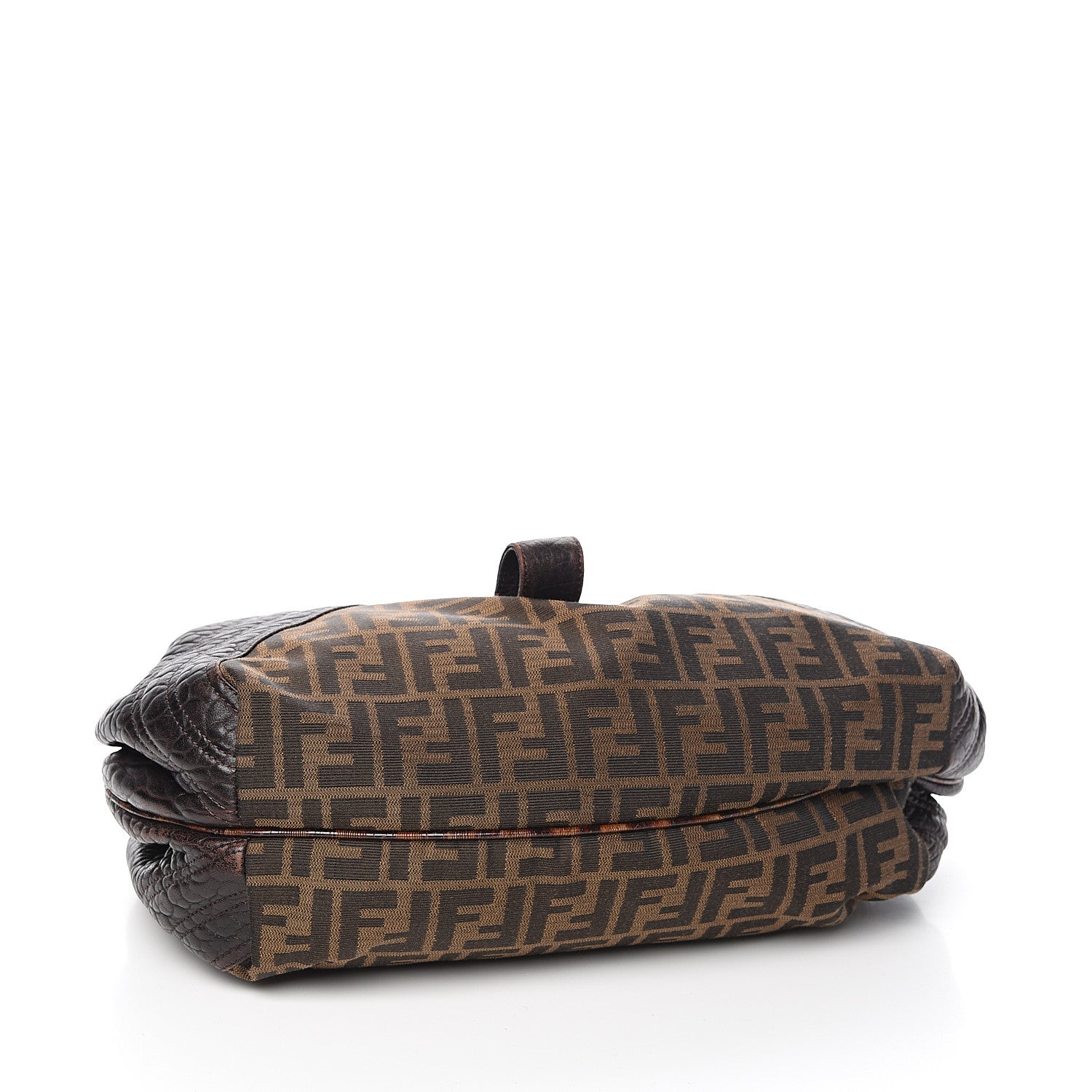 Fendi Zucca Nappa Nuvolata Vitello Tortuga Spy Tobacco Moro 3 of 9