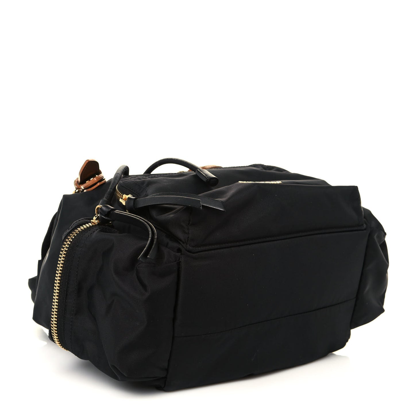 Nylon Medium Rucksack Backpack Black