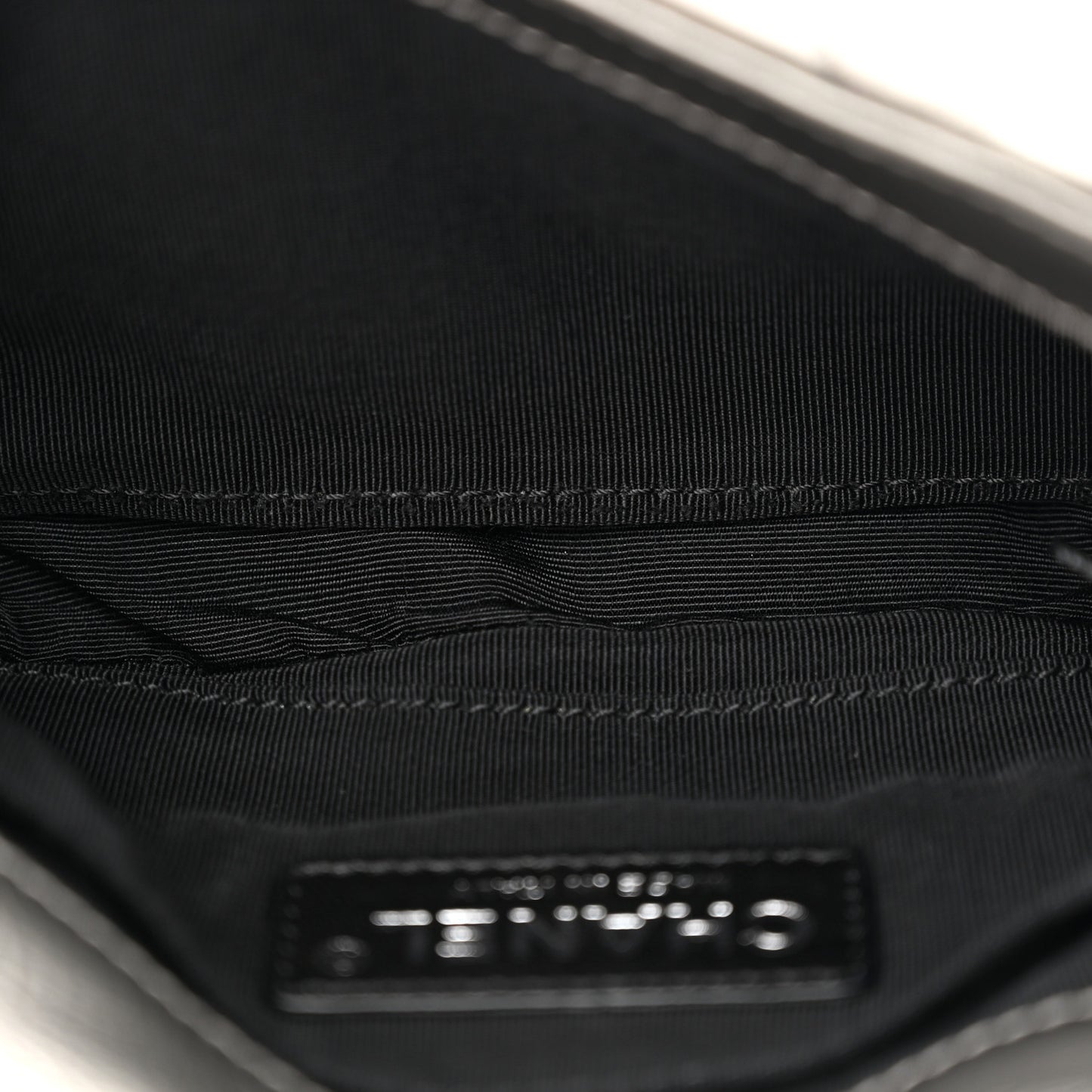 Calfskin Mini Chain Me Flap Dark Grey