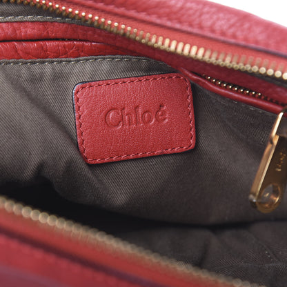 Chloe Calfskin Medium Marcie Satchel Red 7 of 11
