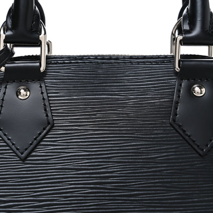 Louis Vuitton Epi Jacquard Alma BB Black 7 of 10