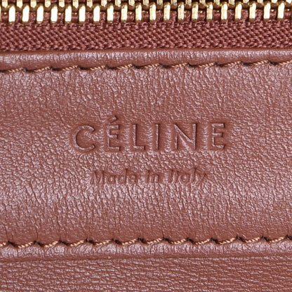 Celine Lambskin Horizontal Cabas Sienna 6 of 7