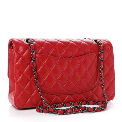 Chanel Caviar Quilted Medium Double Flap Red 2 of 4