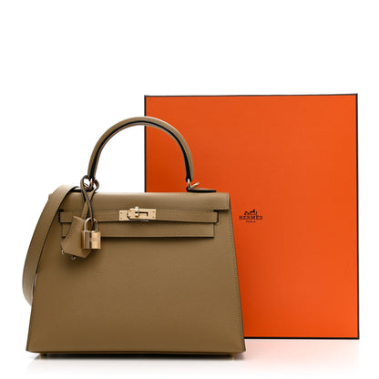 Hermes Epsom Kelly Sellier 25 Poussiere 11 of 11