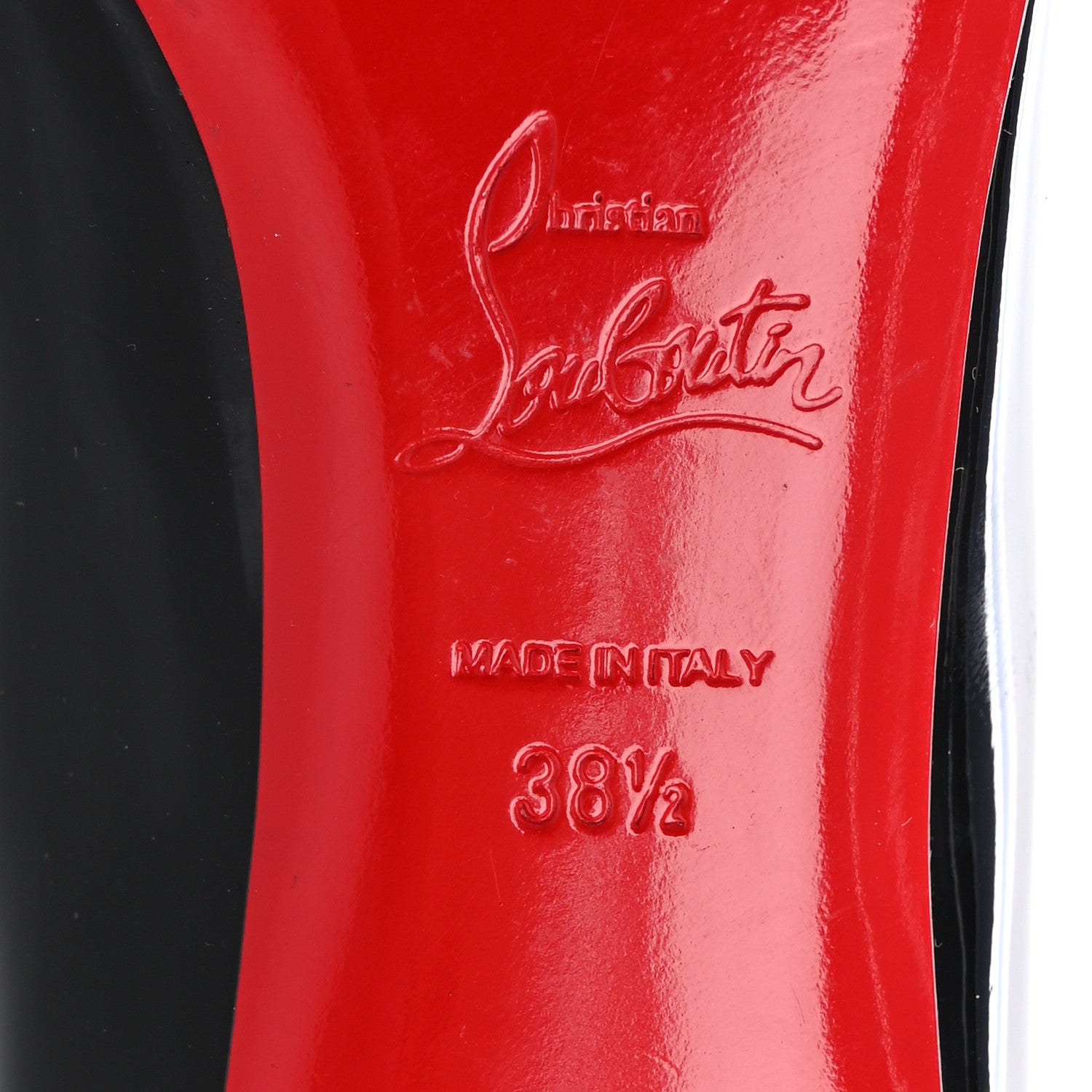 Christian Louboutin Patent Kate 70 Pumps 38.5 Black 7 of 13