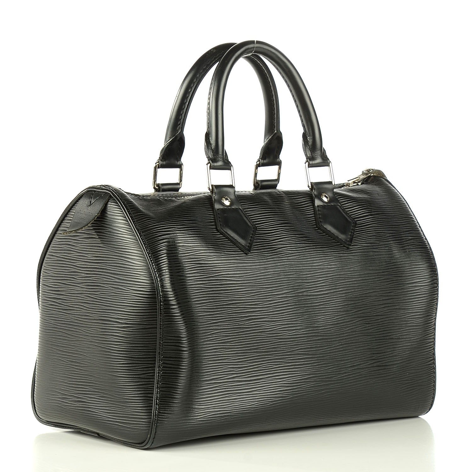 Louis Vuitton Epi Speedy 25 Black 3 of 7