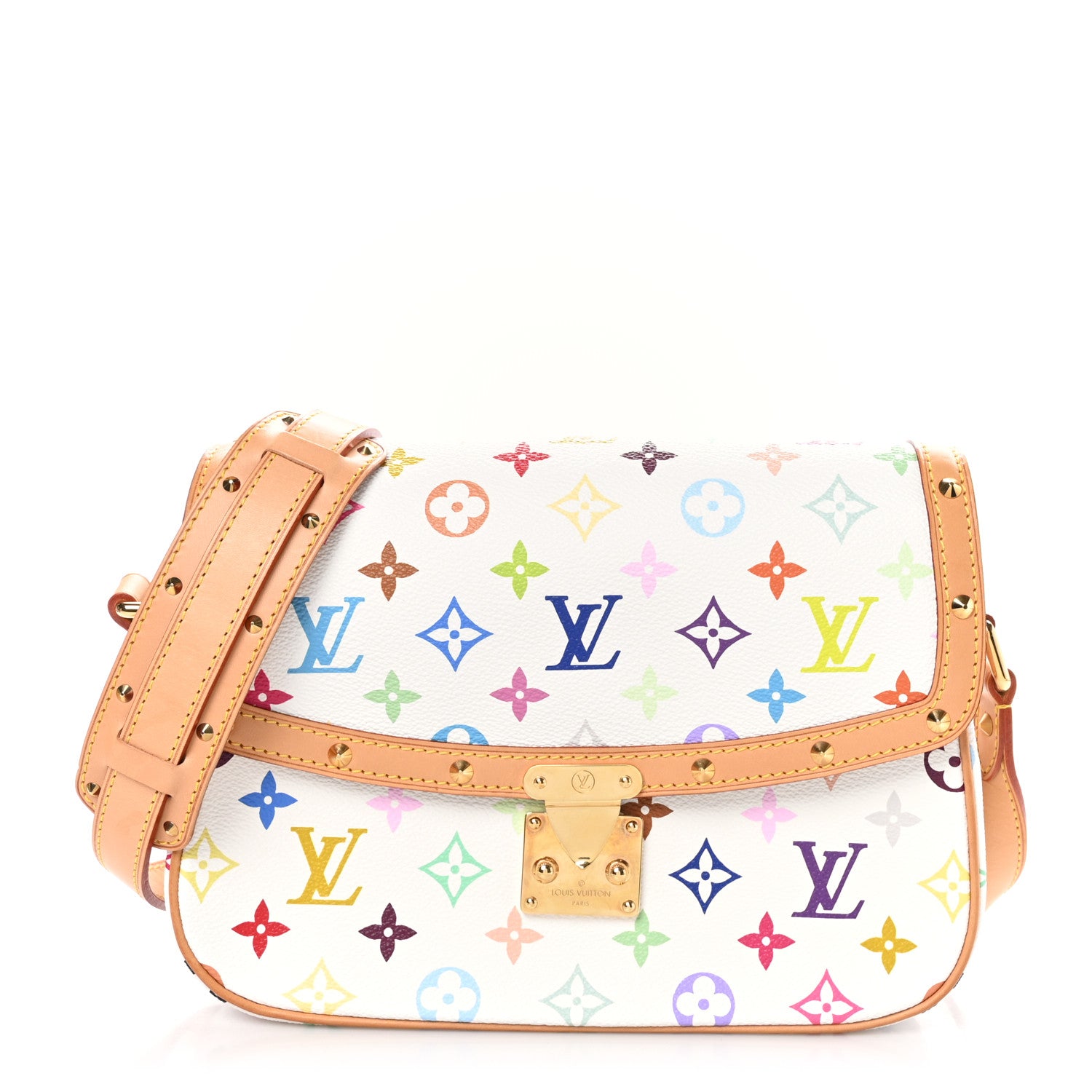 Louis Vuitton Monogram Multicolor Sologne White 1 of 9