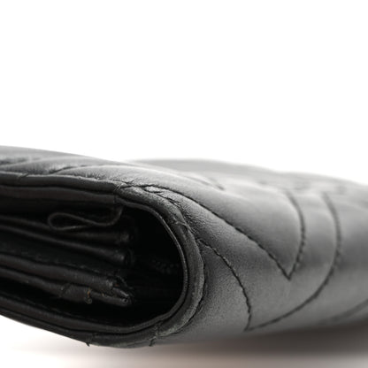 Gucci Calfskin Matelasse GG Marmont Continental Wallet Black 10 of 10