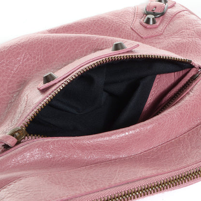 Balenciaga Agneau Classic Hardware Flat Handle Clutch Rose Bruyere 6 of 12