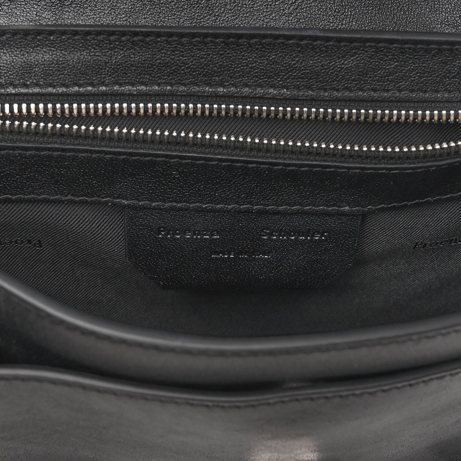Proenza Schouler Lambskin Tiny PS1 Satchel Black 6 of 9