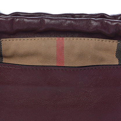 Burberry Calfskin House Check Little Crush Deep Claret 9 of 15