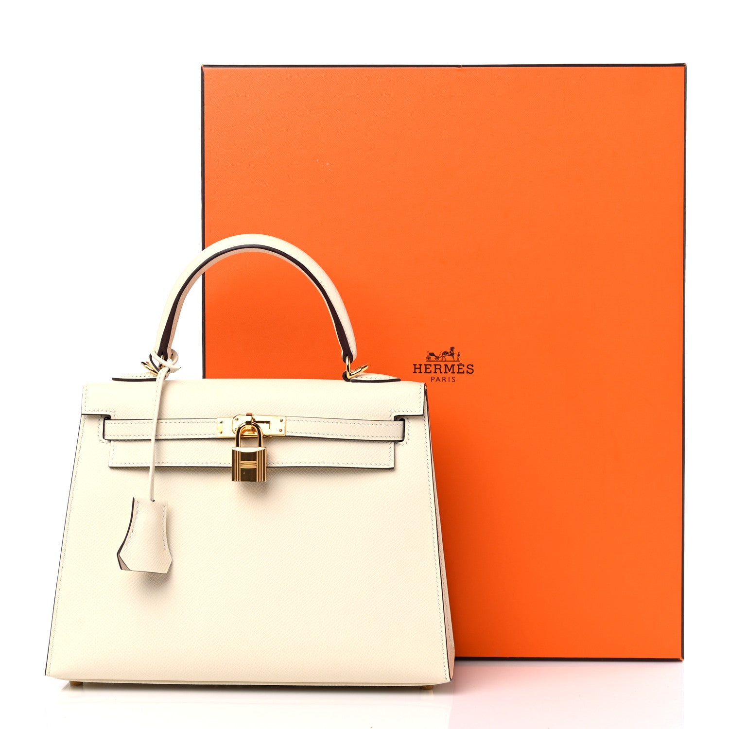 Hermes Epsom Kelly Sellier 25 Nata 8 of 8