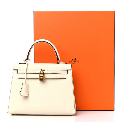 Hermes Epsom Kelly Sellier 25 Nata 8 of 8