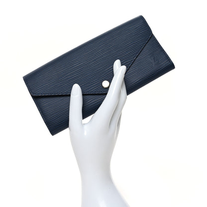 Louis Vuitton Epi Josephine Wallet Indigo 2 of 11