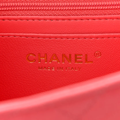 Chanel Caviar Quilted Mini Top Handle Rectangular Flap Pink 6 of 12