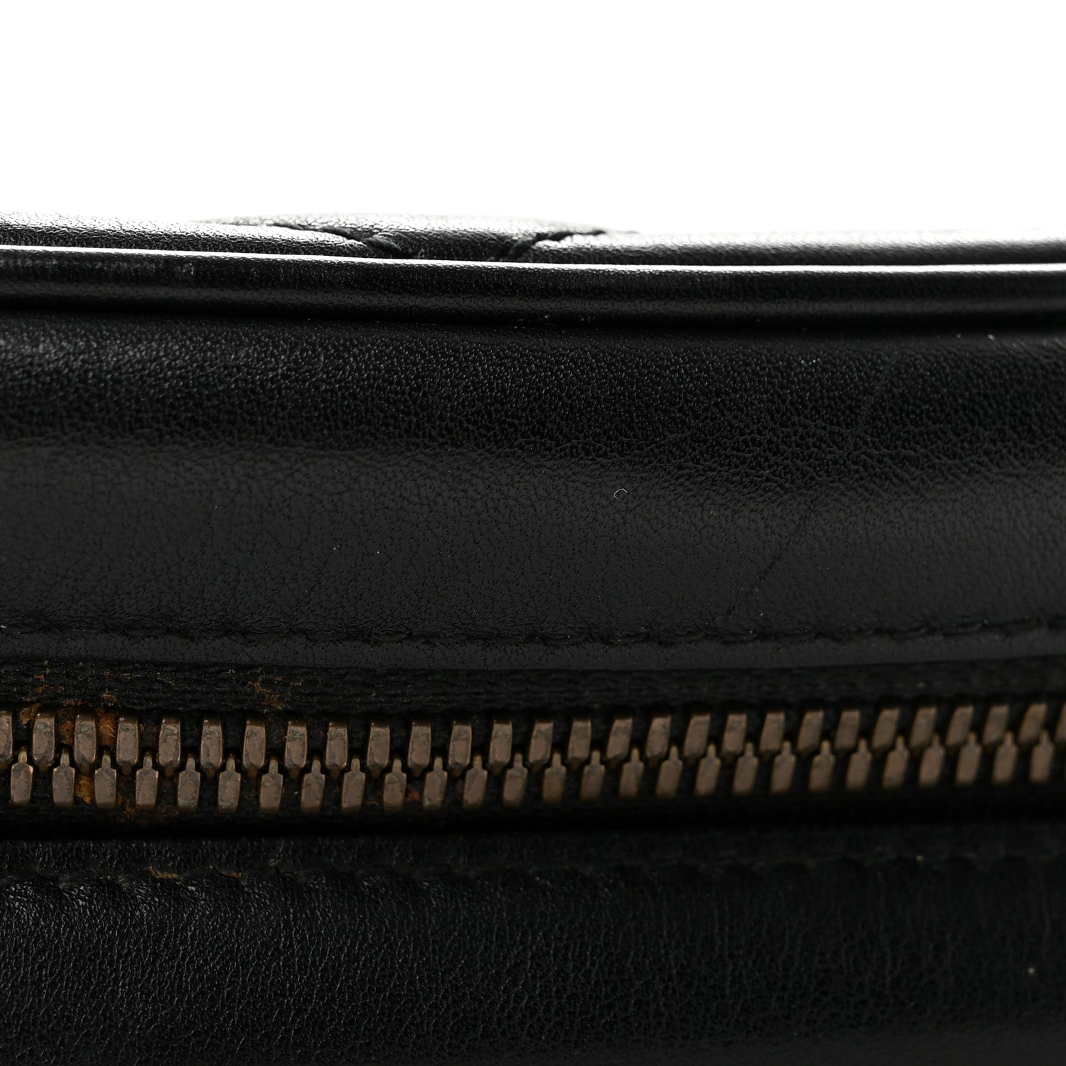 Gucci Calfskin Matelasse GG Marmont Belt Bag 85 34 Black 10 of 13