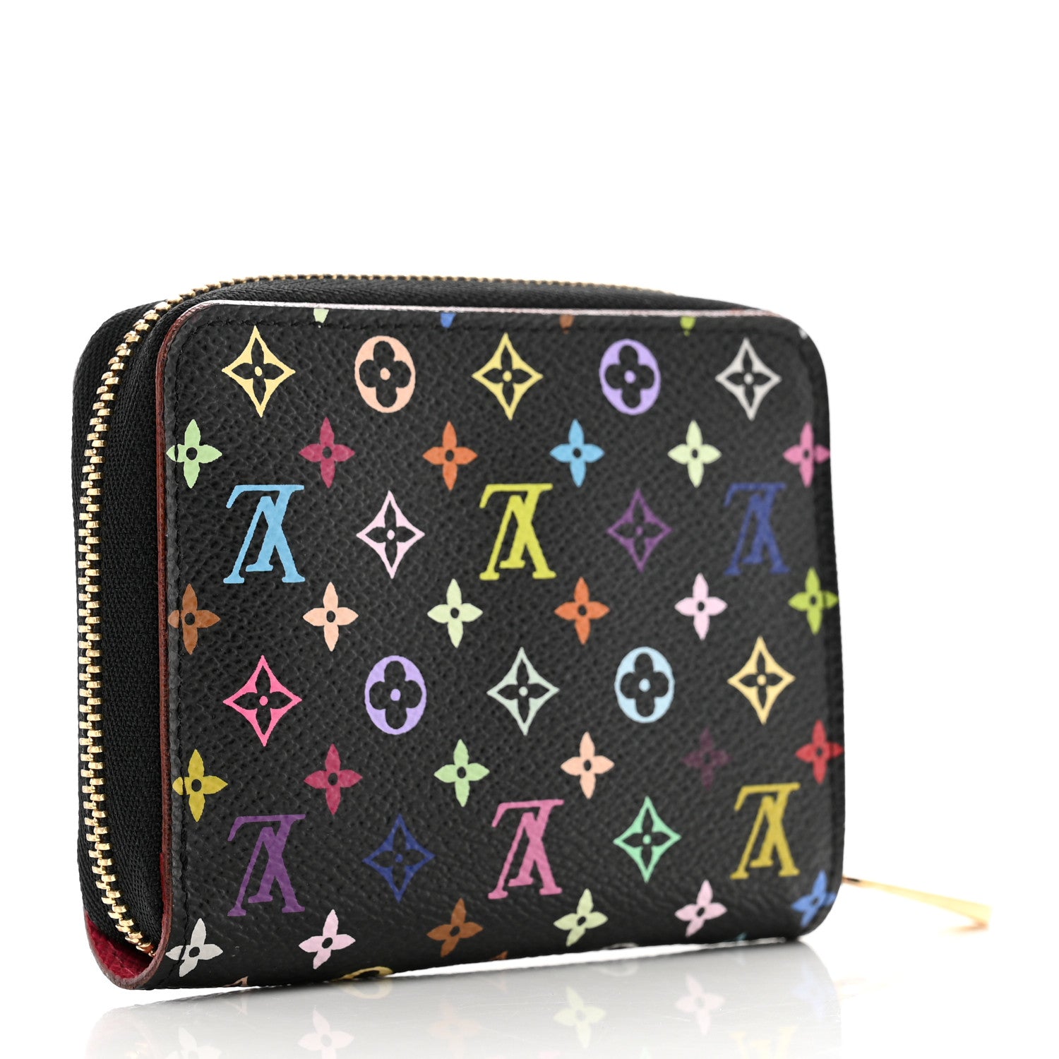 Louis Vuitton Monogram Multicolor Zippy Coin Purse Black Grenade 3 of 6