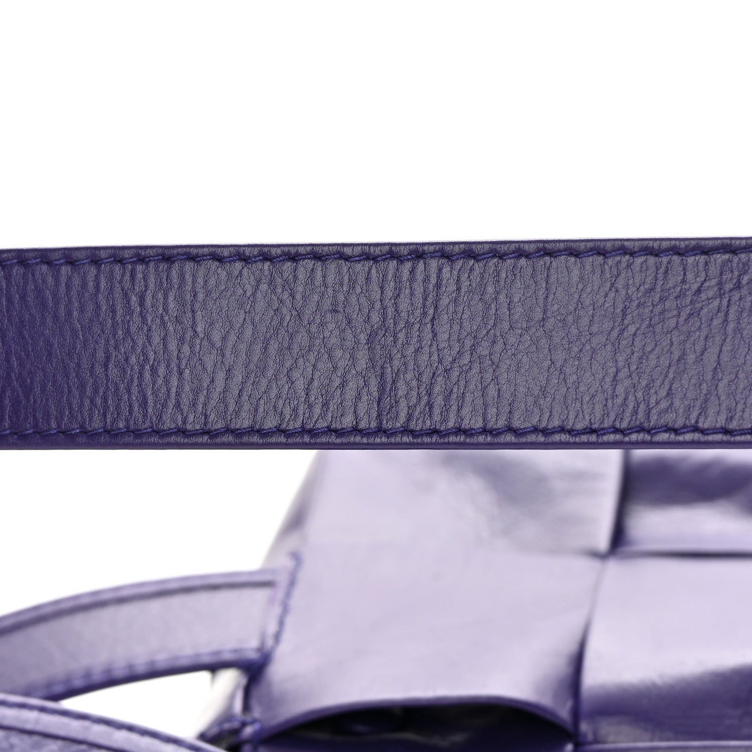 Bottega Veneta Paper Calfskin Intrecciato Cassette Belt Bag Purple 13 of 13