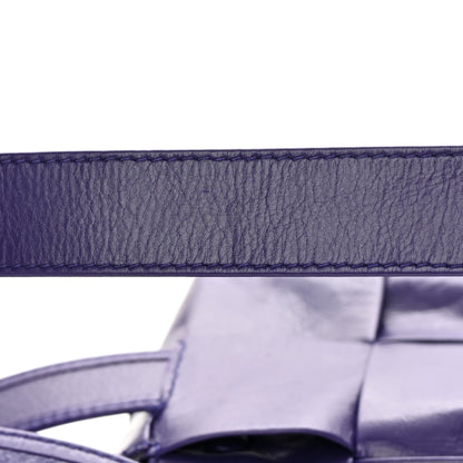 Bottega Veneta Paper Calfskin Intrecciato Cassette Belt Bag Purple 13 of 13