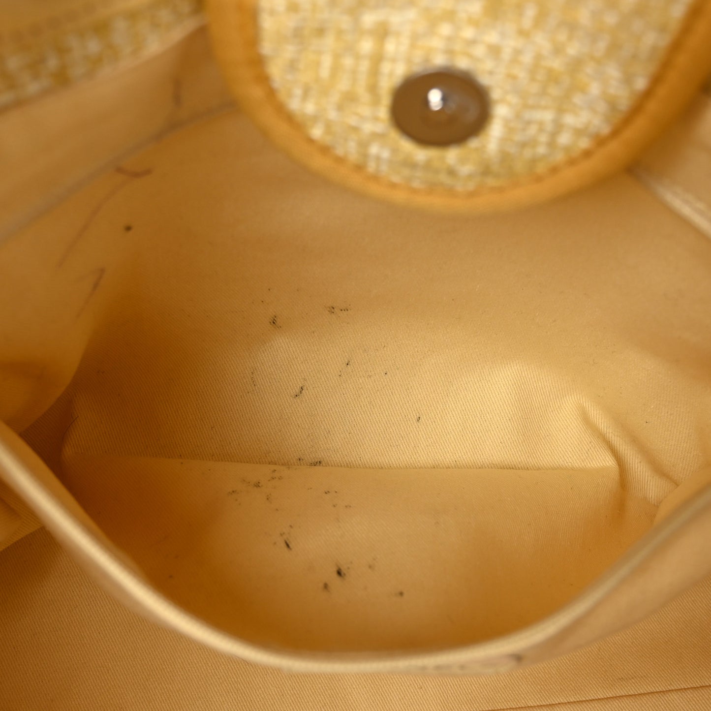 Canvas Medium Deauville Tote Light Yellow