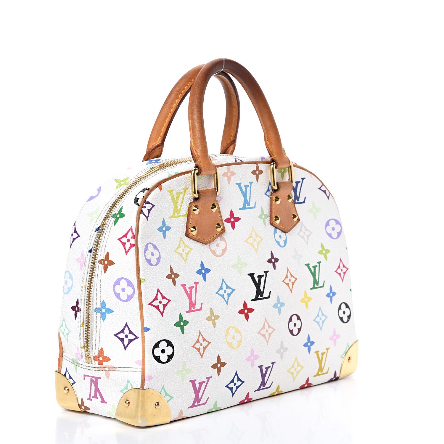 Louis Vuitton Monogram Multicolor Trouville White 2 of 15