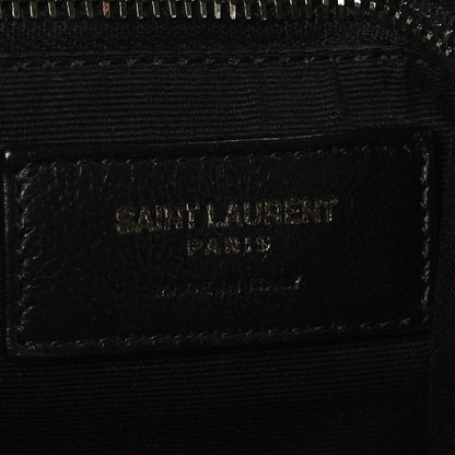 Saint Laurent Vintage Lambskin Chevron Monogram Medium Nolita Black 8 of 13