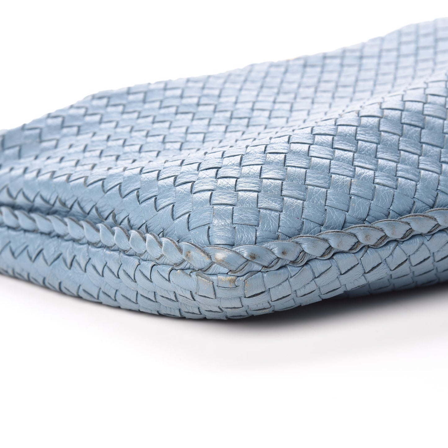 Nappa Intrecciato Grommet Large Veneta Hobo Blue
