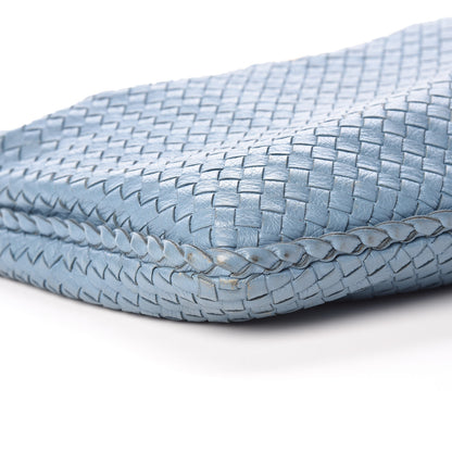 Bottega Veneta Nappa Intrecciato Grommet Large Veneta Hobo Blue 19 of 20