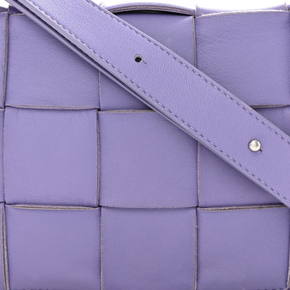 Bottega Veneta Lambskin Intreccio Cassette Crossbody Bag Wisteria 8 of 11