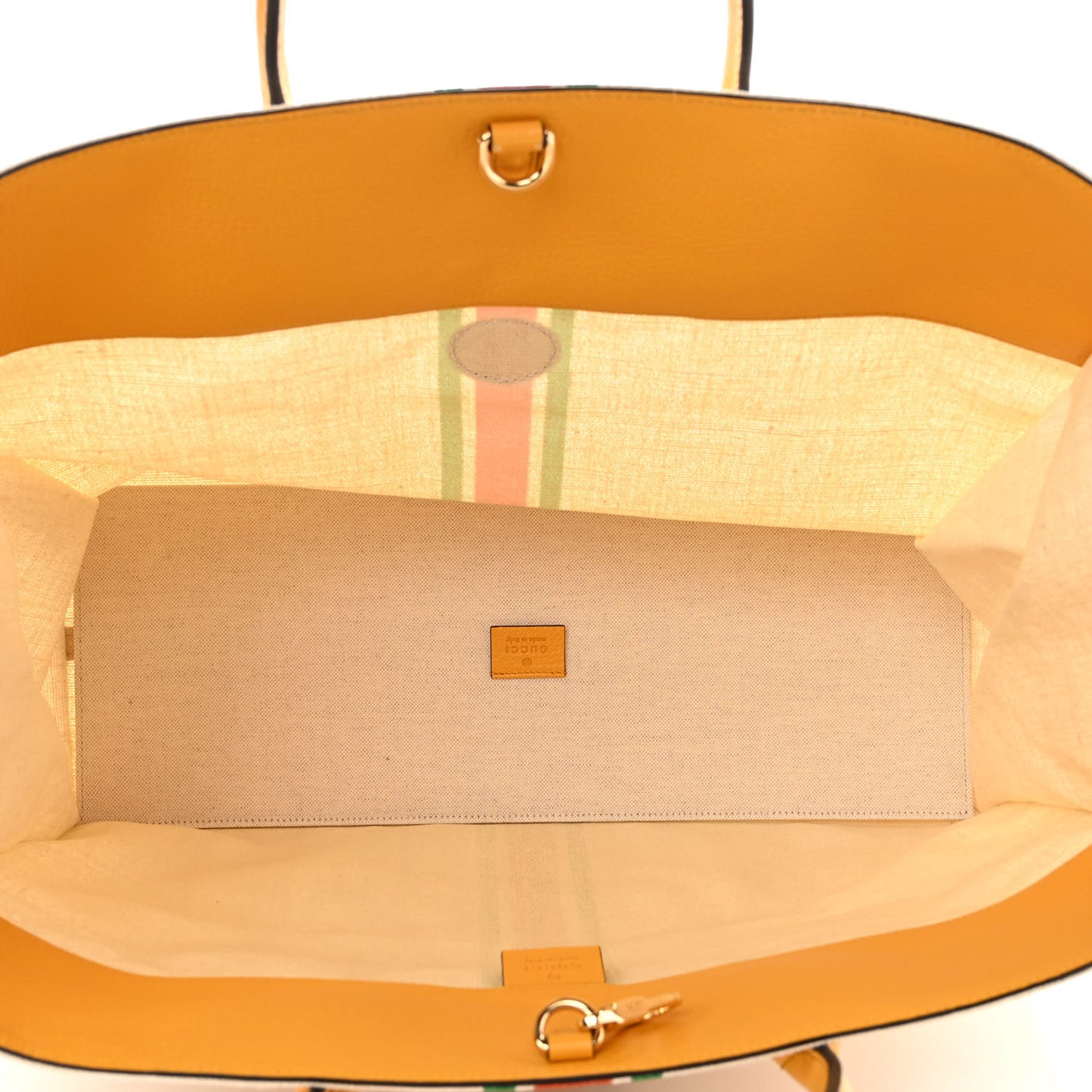 Linen Heavy Canvas Textured Dollar Calfskin Web Large Retro Interlocking G Foldable Tote Light Beige