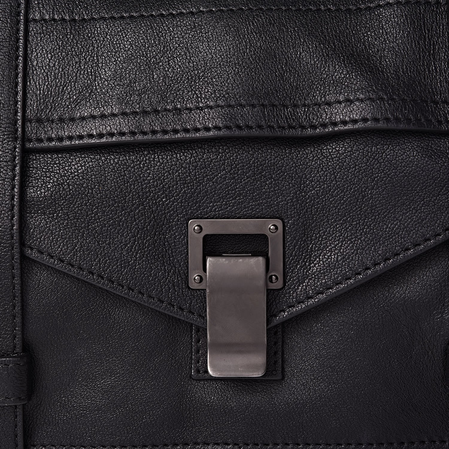 Proenza Schouler Lambskin Medium PS1 Satchel Black 10 of 13