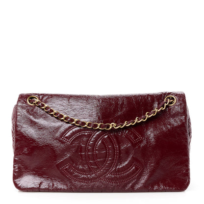Chanel Vinyl Rock and Chain Medium Flap Bordeaux 1 of 11