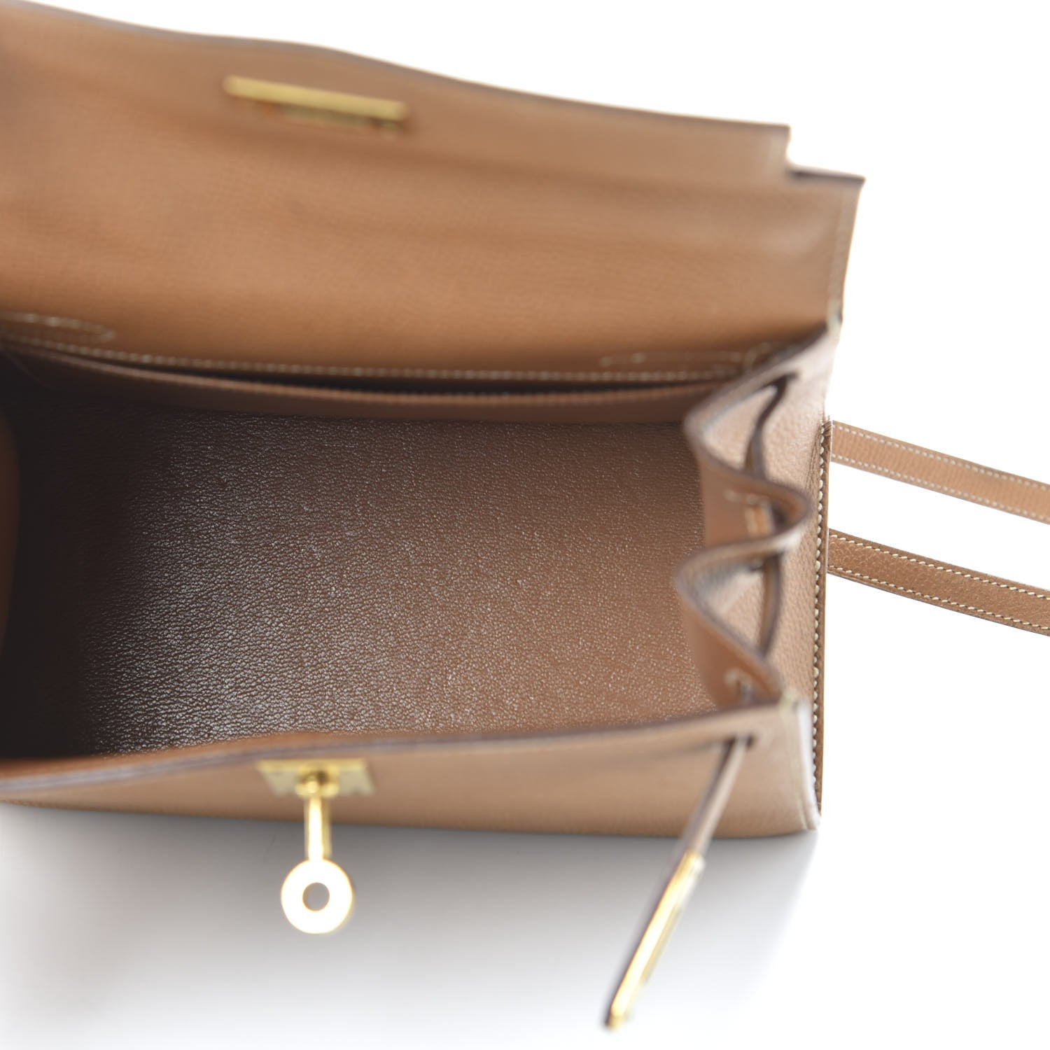 Hermes Courchevel Mini Kelly Sellier 20 Gold 5 of 9