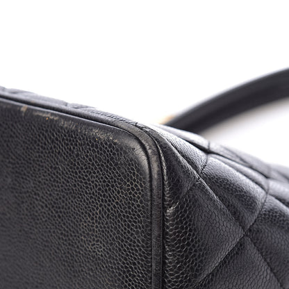 Chanel Caviar Quilted Medallion Tote Black 20 of 25