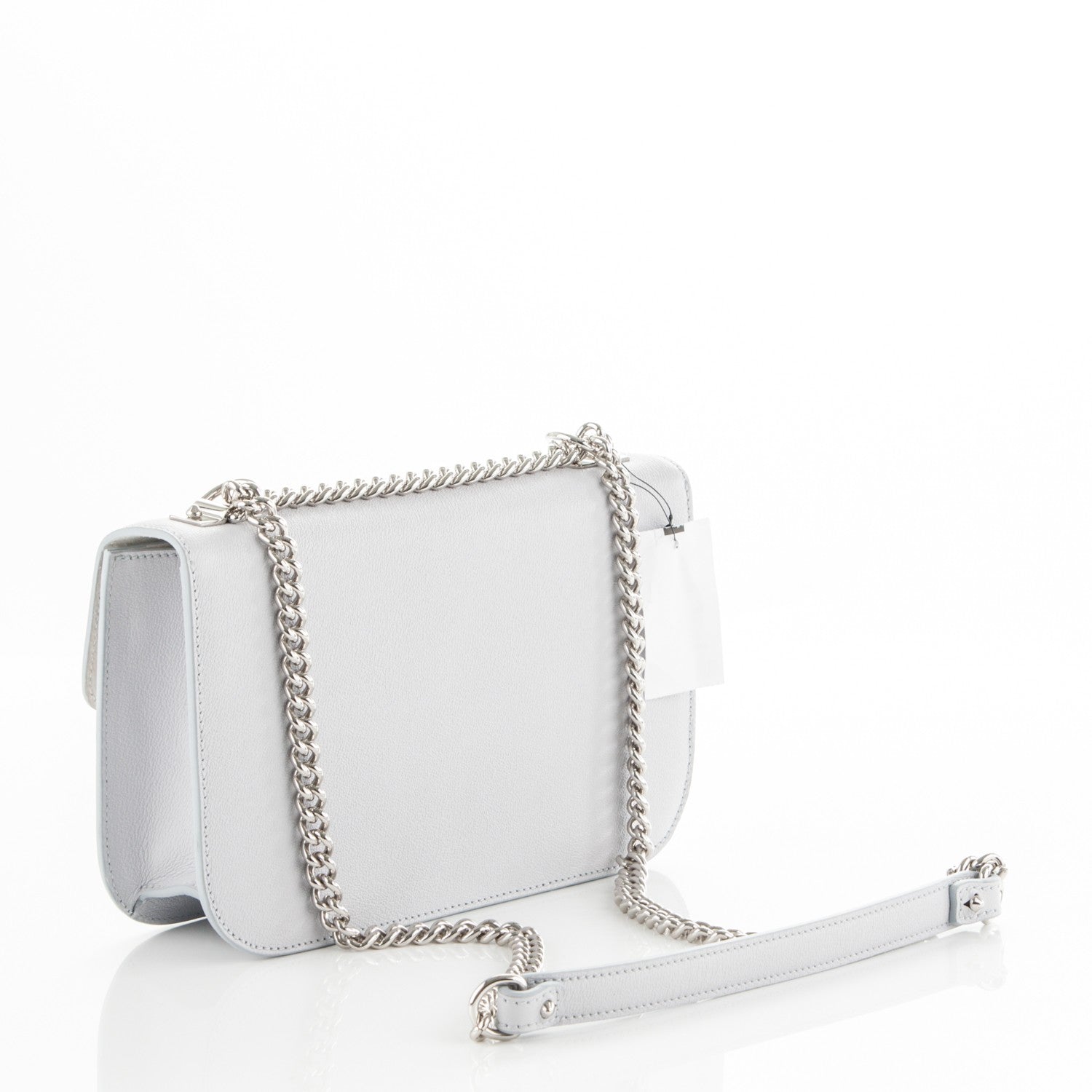 Alexander McQueen Grained Calfskin Medium Insignia Flap Cloud 3 of 7