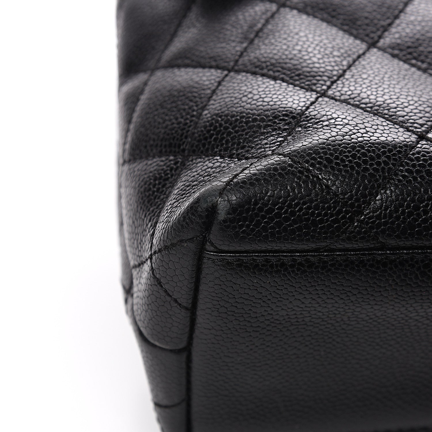 Chanel Caviar Quilted Jumbo Kelly Flap Black 10 of 18