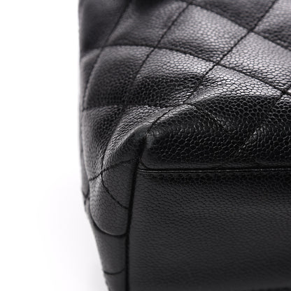 Chanel Caviar Quilted Jumbo Kelly Flap Black 10 of 18