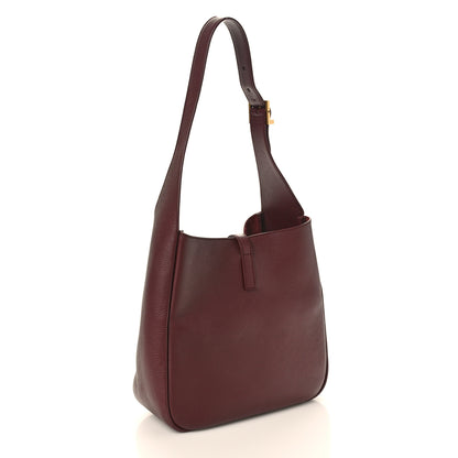 Saint Laurent Smooth Calfskin Small Le 5 A 7 Soft Hobo Rouge Legion 3 of 8