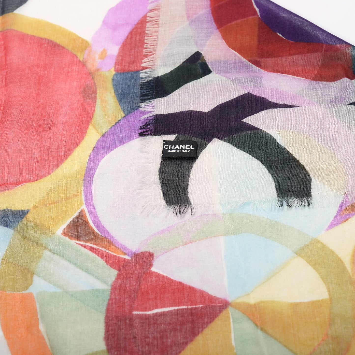 Cashmere Silk CC Scarf Multicolor