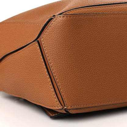 Loewe Grained Calfskin Small Puzzle Bag Tan 7 of 8