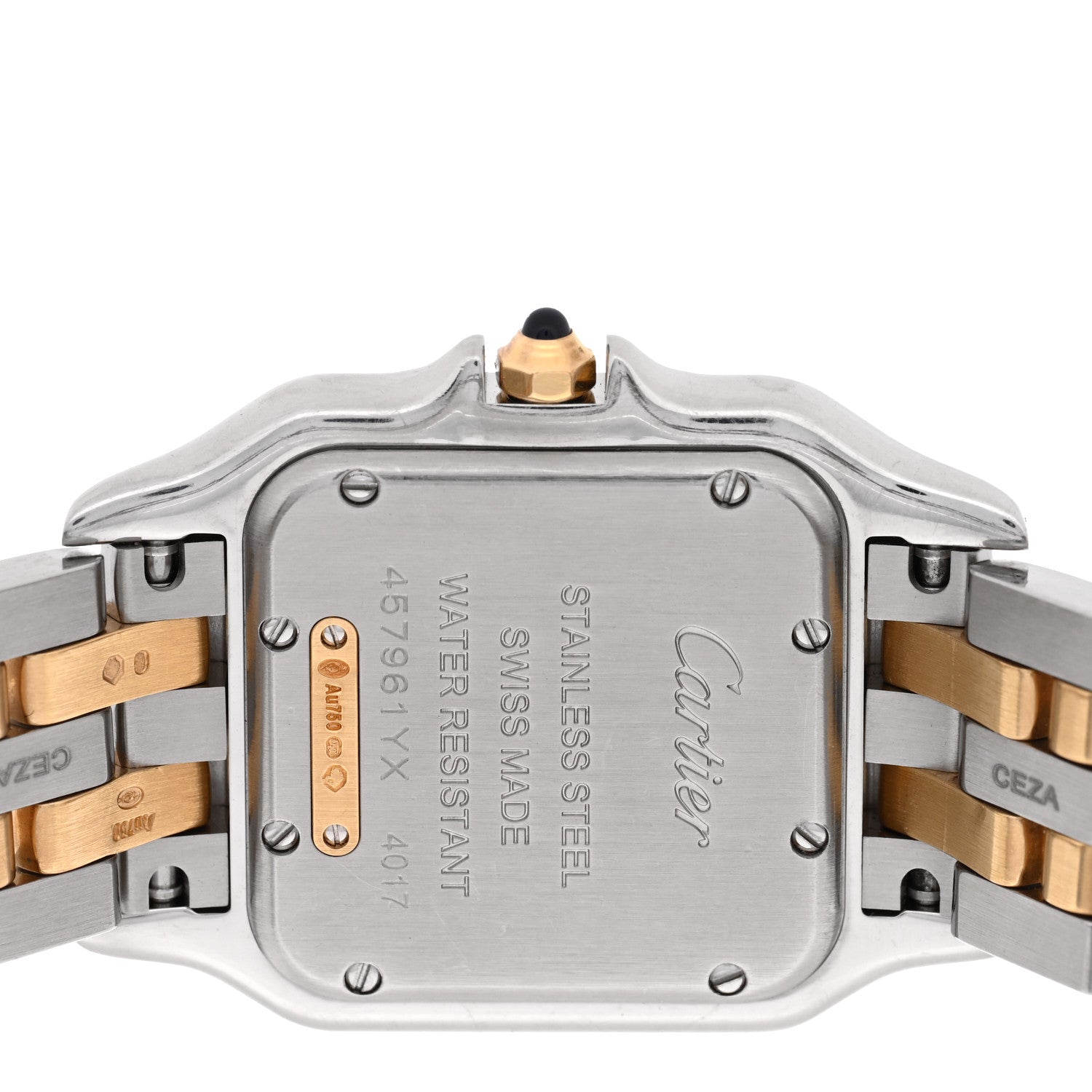Cartier Stainless Steel 18K Yellow Gold 27mm Panthere Quartz Watch 4 of 5