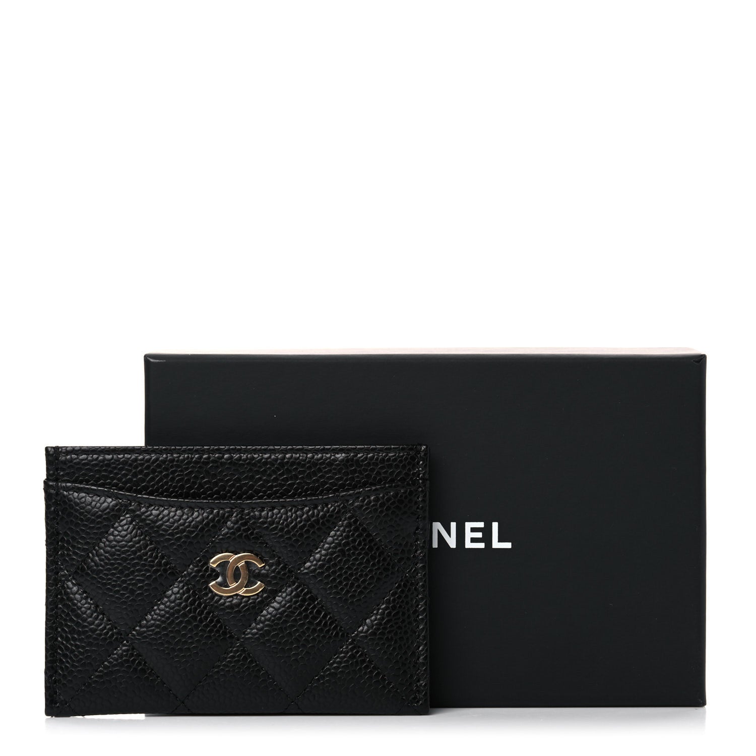 Chanel Caviar Quilted Card Holder Black 9 of 9