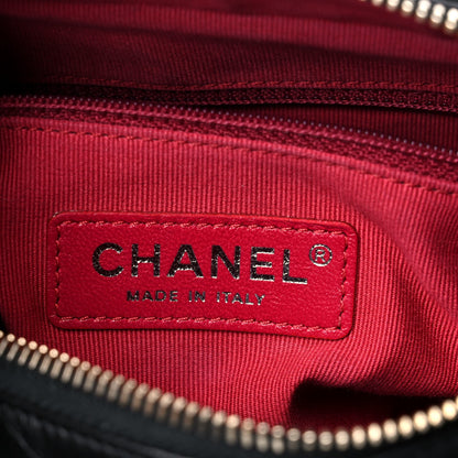 Chanel Aged Calfskin Quilted Small Gabrielle Hobo Black 6 of 11