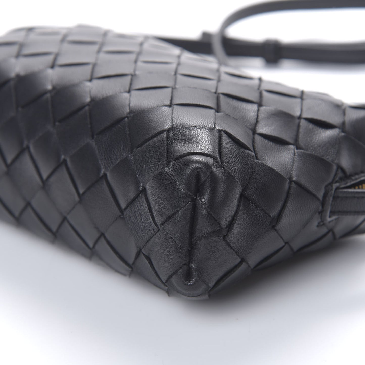 Nappa Intrecciato Mini Crossbody Black