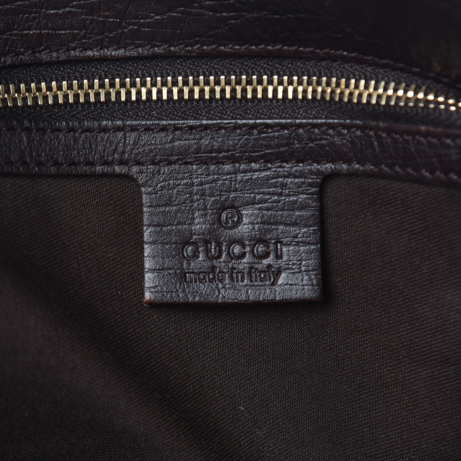 Gucci Monogram Large Horsebit Chain Hobo Dark Brown 6 of 9