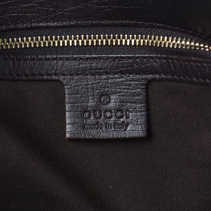 Gucci Monogram Large Horsebit Chain Hobo Dark Brown 6 of 9