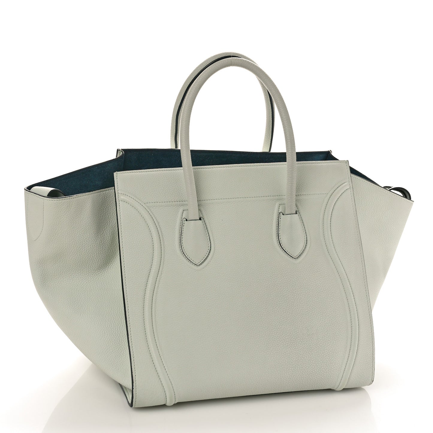 Baby Grained Calfskin Medium Phantom Luggage Jade